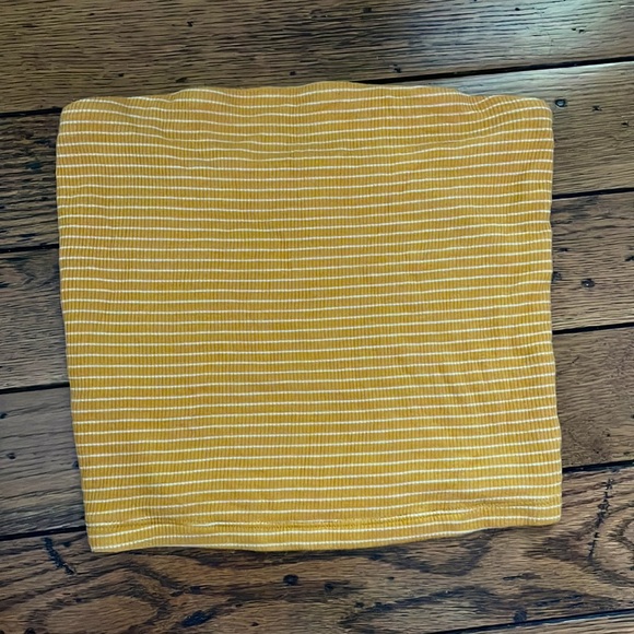 size XS American Eagle orange striped tube top - Picture 3 of 3